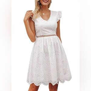 Vutti White Eyelet Dress